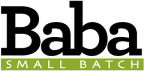 BABA SMALL BATCH Logo (USPTO, 10/10/2014)