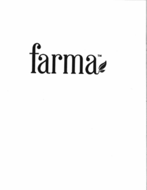 FARMA Logo (USPTO, 01/27/2015)