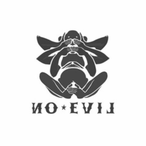 NO EVIL LIVE ON Logo (USPTO, 30.09.2015)