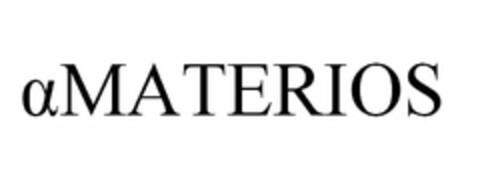 AMATERIOS Logo (USPTO, 21.04.2016)