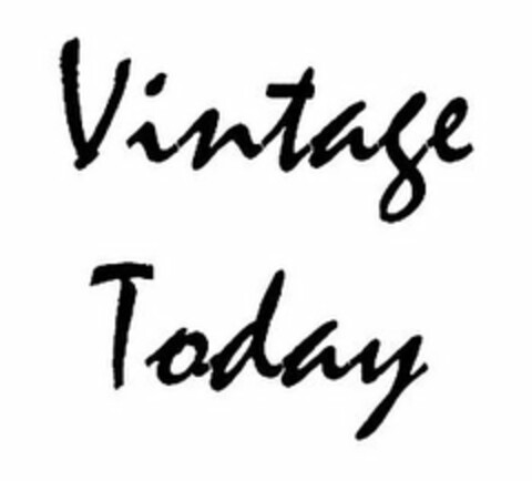 VINTAGE TODAY Logo (USPTO, 19.07.2016)