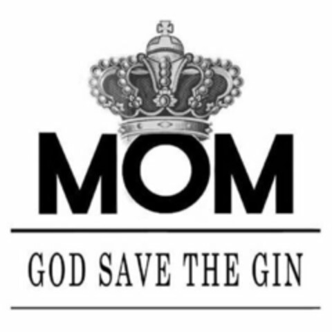 MOM GOD SAVE THE GIN Logo (USPTO, 11/29/2016)