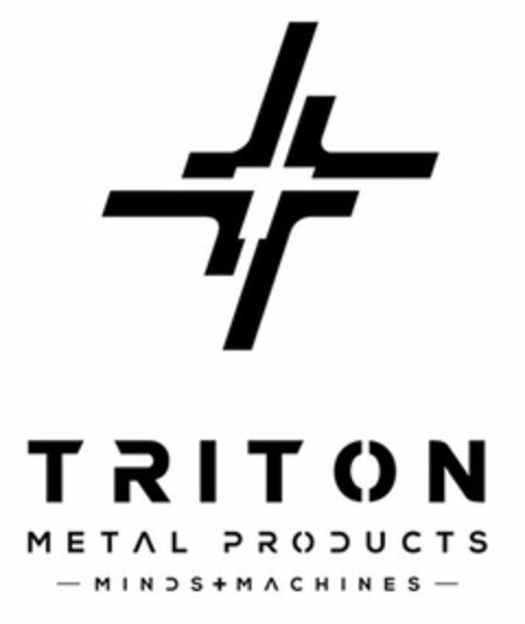 T TRITON METAL PRODUCTS - MINDS + MACHINES  - Logo (USPTO, 12/07/2016)