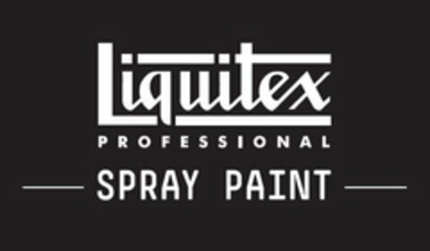 LIQUITEX PROFESSIONAL SPRAY PAINT Logo (USPTO, 08/22/2017)