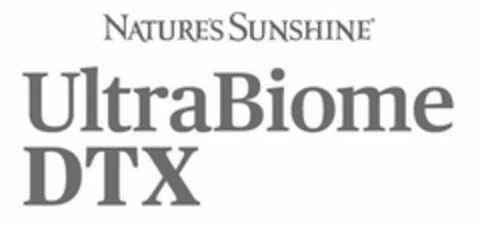 NATURE'S SUNSHINE ULTRABIOME DTX Logo (USPTO, 30.05.2018)