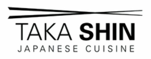 TAKA SHIN JAPANESE CUISINE Logo (USPTO, 07/19/2018)