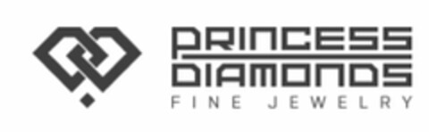 PRINCESS DIAMONDS FINE JEWELRY Logo (USPTO, 01/10/2019)