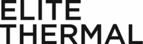 ELITE THERMAL Logo (USPTO, 11.01.2019)