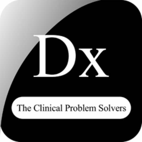 DX THE CLINICAL PROBLEM SOLVERS Logo (USPTO, 18.07.2019)