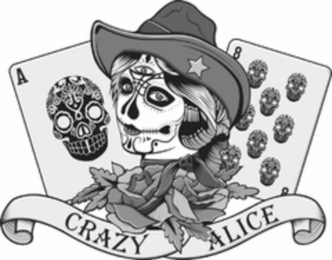 CRAZY ALICE Logo (USPTO, 07.11.2019)