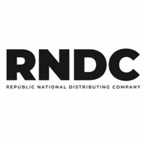 RNDC REPUBLIC NATIONAL DISTRIBUTING COMPANY Logo (USPTO, 20.02.2020)