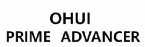 OHUI PRIME ADVANCER Logo (USPTO, 06/04/2020)