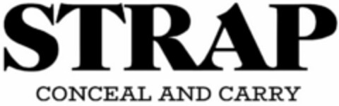 STRAP CONCEAL AND CARRY Logo (USPTO, 06/17/2020)