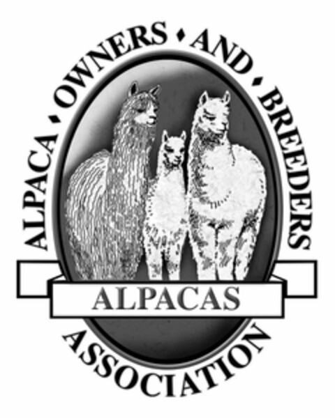 ALPACA · OWNERS · AND · BREEDERS ASSOCIATION ALPACAS Logo (USPTO, 27.08.2009)