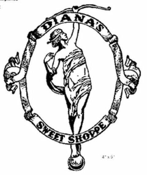 DIANA'S SWEET SHOPPE Logo (USPTO, 06.10.2009)