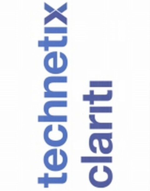 TECHNETIX CLARITI Logo (USPTO, 23.07.2010)