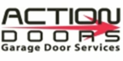 ACTION DOORS GARAGE DOOR SERVICES Logo (USPTO, 27.11.2010)