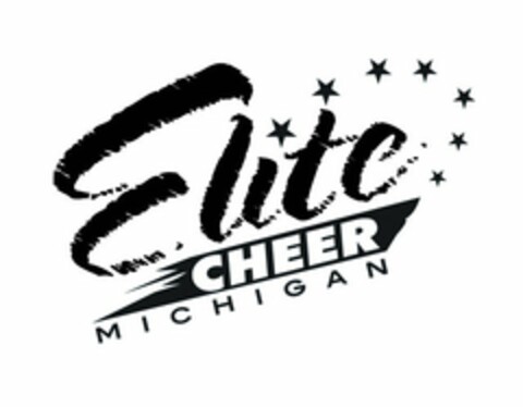 ELITE CHEER MICHIGAN Logo (USPTO, 13.03.2012)