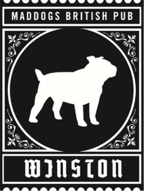 MADDOGS BRITISH PUB WINSTON Logo (USPTO, 09.04.2012)