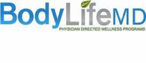 BODYLIFEMD PHYSICIAN DIRECTED WELLNESS PROGRAMS Logo (USPTO, 21.07.2012)