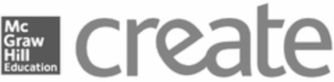 MCGRAW HILL EDUCATION CREATE Logo (USPTO, 19.02.2013)