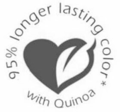 95% LONGER LASTING COLOR* WITH QUINOA Logo (USPTO, 15.08.2013)