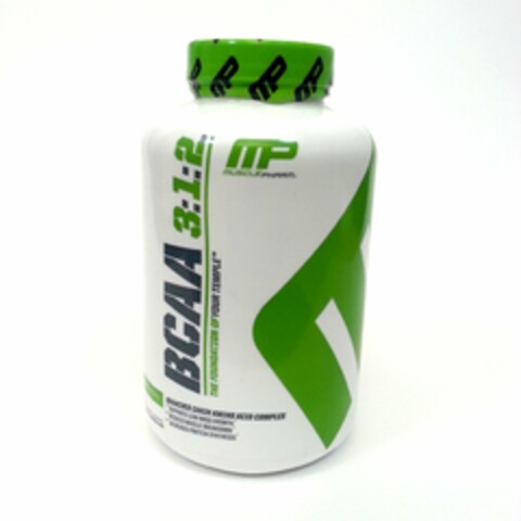 BCAA 3:1:2 THE FOUNDATION OF YOUR TEMPLE MP MUSCLEPHARM Logo (USPTO, 21.11.2013)