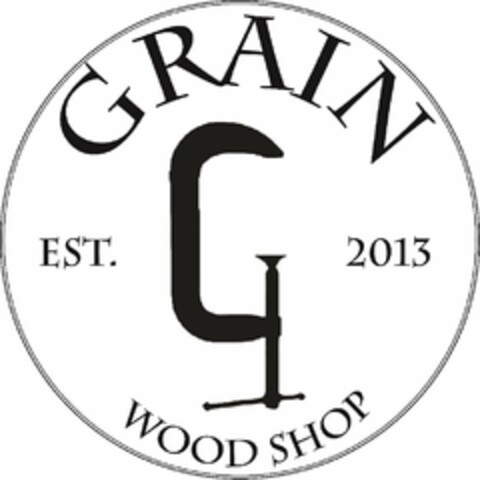 G GRAIN WOOD SHOP EST. 2013 Logo (USPTO, 05/15/2014)