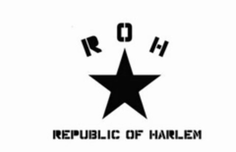 ROH REPUBLIC OF HARLEM Logo (USPTO, 11.09.2014)