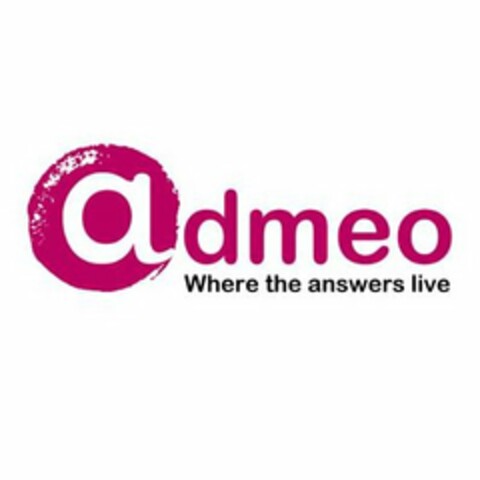 ADMEO WHERE THE ANSWERS LIVE Logo (USPTO, 20.03.2015)