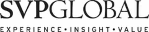 SVPGLOBAL EXPERIENCE INSIGHT VALUE Logo (USPTO, 06/06/2015)