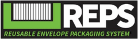 REPS REUSABLE ENVELOPE PACKAGING SYSTEM Logo (USPTO, 21.09.2015)