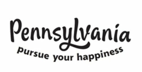 PENNSYLVANIA PURSUE YOUR HAPPINESS Logo (USPTO, 26.02.2016)
