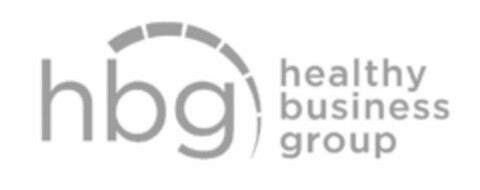 HBG HEALTHY BUSINESS GROUP Logo (USPTO, 08/19/2016)