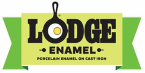 LODGE ENAMEL PORCELAIN ENAMEL ON CAST IRON Logo (USPTO, 20.12.2016)