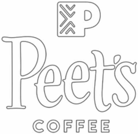 P PEET'S COFFEE Logo (USPTO, 30.05.2017)