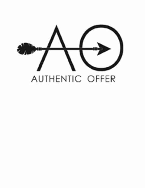 AO AUTHENTIC OFFER Logo (USPTO, 16.06.2017)