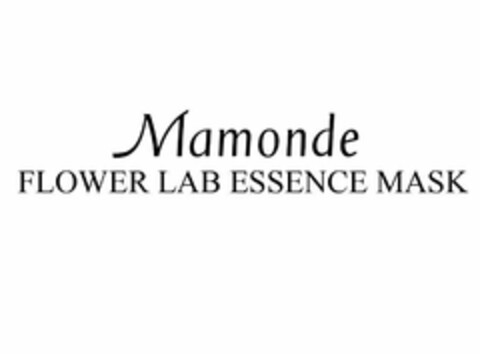 MAMONDE FLOWER LAB ESSENCE MASK Logo (USPTO, 02/22/2018)