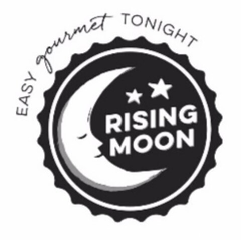RISING MOON EASY GOURMET TONIGHT Logo (USPTO, 09/11/2018)