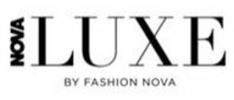 NOVA LUXE BY FASHION NOVA Logo (USPTO, 20.09.2018)