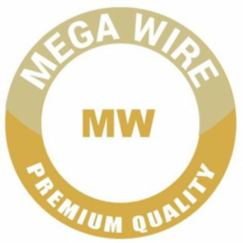 MEGA WIRE MW PREMIUM QUALITY Logo (USPTO, 10/26/2018)