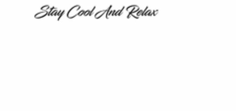 STAY COOL AND RELAX Logo (USPTO, 29.12.2018)