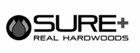 SURE+ REAL HARDWOODS Logo (USPTO, 20.03.2019)