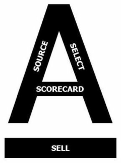 A SOURCE SELECT SCORECARD SELL Logo (USPTO, 31.05.2019)