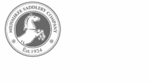 MILWAUKEE SADDLERY COMPANY EST. 1924 Logo (USPTO, 08/12/2019)