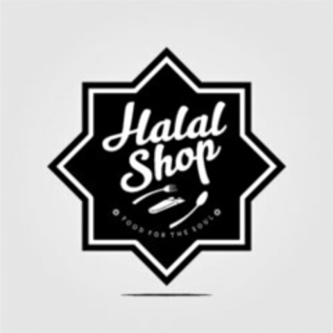 HALAL SHOP FOOD FOR THE SOUL Logo (USPTO, 31.08.2019)