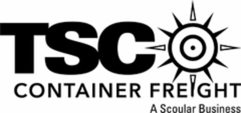 TSC CONTAINER FREIGHT A SCOULAR BUSINESS Logo (USPTO, 11/11/2019)