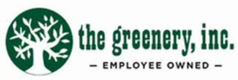 THE GREENERY, INC. - EMPLOYEE OWNED - Logo (USPTO, 03.12.2019)