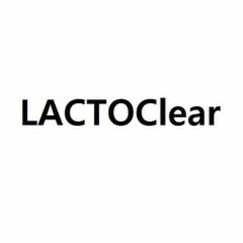 LACTOCLEAR Logo (USPTO, 01/15/2020)