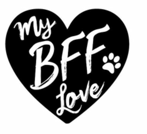 MY BFF LOVE Logo (USPTO, 23.03.2020)